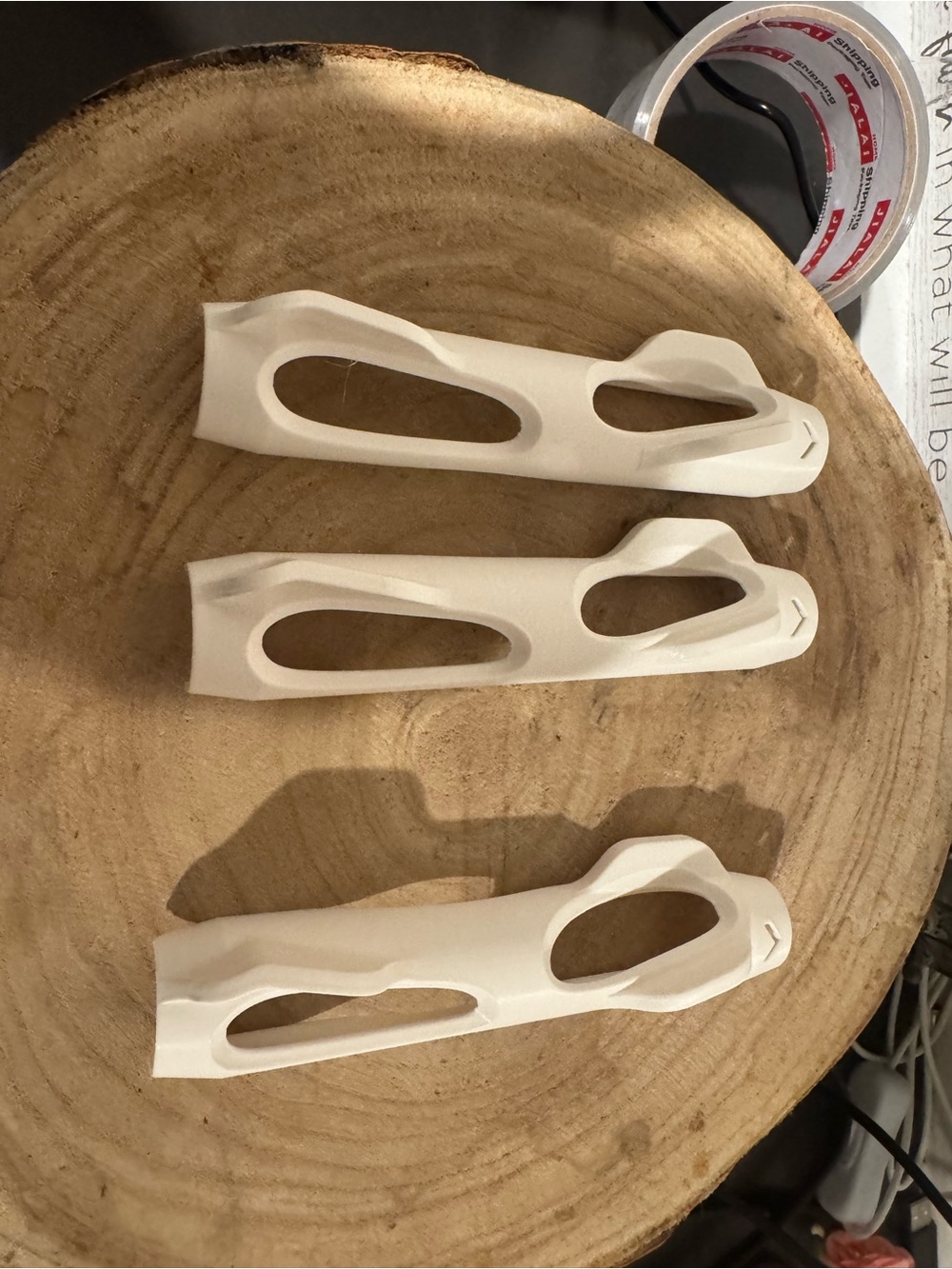 Set of 3 golf grip trainers.